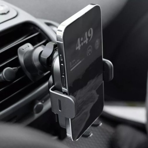 Кріплення для мобільного телефону Proove Triple Clamp Pro 15W Metal Gray (WHTP15010001)