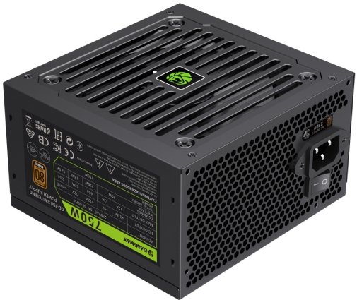 Блок живлення Gamemax 750W GE-750, ATX, Fan 12cm, 80+ Bronze
