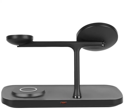 Бездротовий зарядний пристрій Proove Magnetic Field Pro 3in1 Qi2, Black