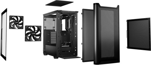 Корпус be quiet! Pure Base 501 Airflow Window Black with window (BGW74)