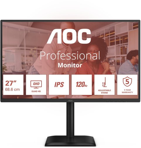 Монітор AOC Q27E4U Black