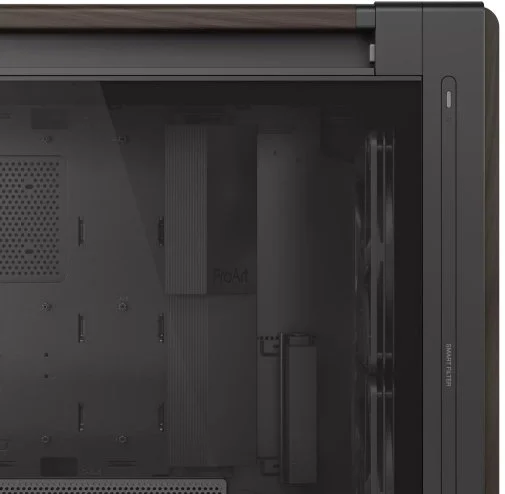 Фото: Корпус ASUS ProArt PA602 Walnut Wood Edition Modern Black Tempered Glass Panel (90DC00J0-B09030) № 20 | KTC
