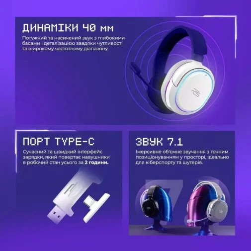 Фото: Гарнітура Proove Gaming Rapture Black (GHRPPP010001) № 17 | KTC