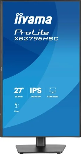 Фото: Монітор iiyama ProLite XB2796HSC-B1 Black - 27" IPS / 1920×1080 / 144 Гц / Pivot / HAS № 18 | KTC