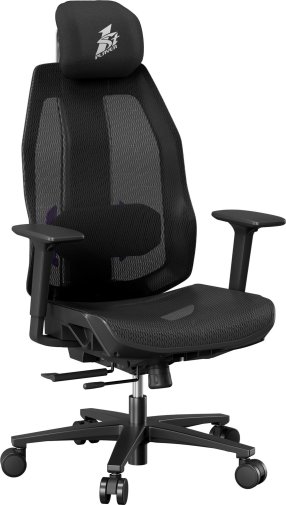 Крісло 1stPlayer Ergo Aero Black/Purple (ERGO-AR-BK)
