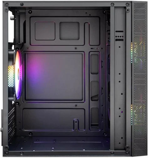 Фото: Корпус 1stPlayer X1-BK-3F1-PS-600FK 600W Black with window (X1-BK-3F1-PS-600FK-EU) № 13 | KTC