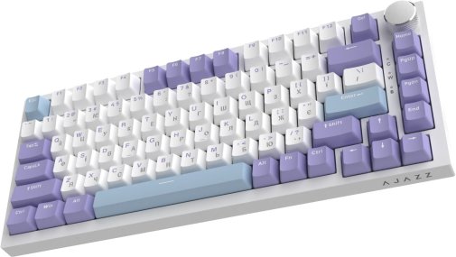 Клавіатура Ajazz AK820 Sea Salt Switch ENG/UKR USB White (AK820-SS-PWB)