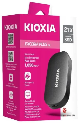 Фото: Зовнішній SSD-накопичувач Kioxia Exceria Plus G2 (LXD20K500GG8) № 7 | KTC