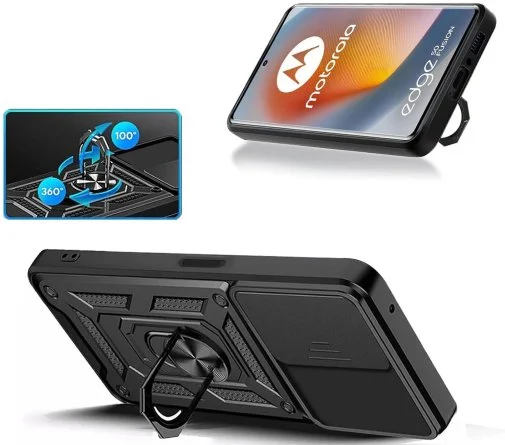 Фото: Чохол BeCover for Motorola Edge 50 Fusion - Military Black (712162) № 9 | KTC