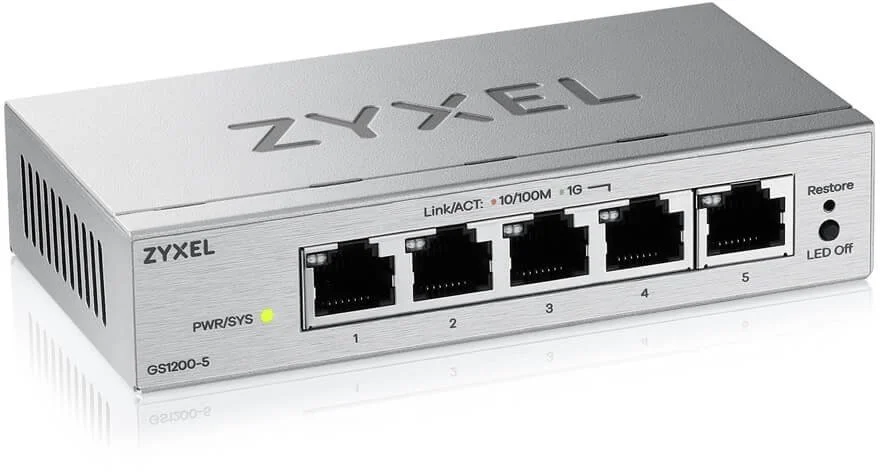Фото: Комутатор Zyxel GS1200-5V3 (GS1200-5V3-EU0101F) № 6 | KTC