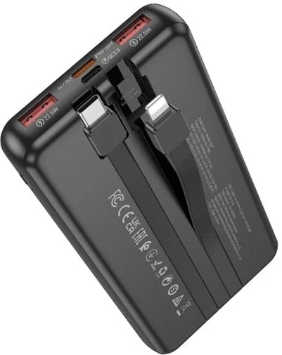 Фото: Батарея універсальна BOROFONE BJ57 Graceful 10000mAh 22.5W Black (6941991111846) № 8 | KTC