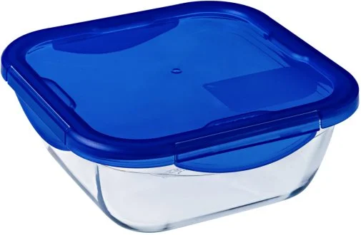 Фото: Форма Pyrex CK GO 21x21x8cm 1.9L Clear/Blue (286PG00) № 11 | KTC