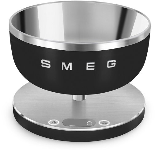 Ваги кухонні Smeg Collezione Aesthetic Matt Black (KSC01BLMWW)