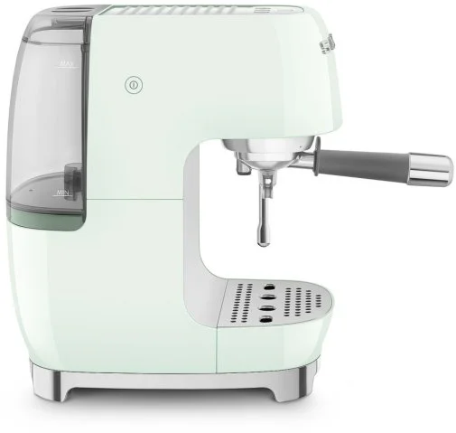 Фото: Ріжкова кавоварка Smeg Style Aesthetic Pastel Green Glossy Finishing (ECF03PGEU) № 20 | KTC