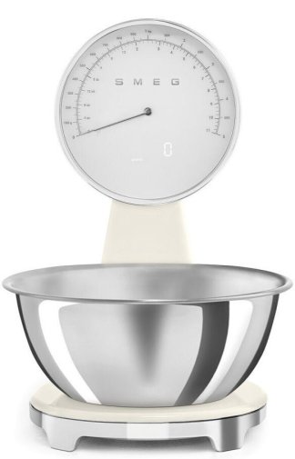 Ваги кухонні Smeg Style Aesthetic Glossy Cream (KSF01CRWW)