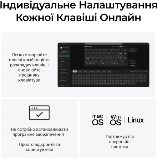 Фото: Клавіатура Keychron Q1 Ultra Keychron Red Switch RGB Black (Q1U-M1-UA) № 28 | KTC