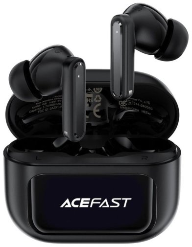 Гарнітура вакуумна Acefast W6 TWS, Black