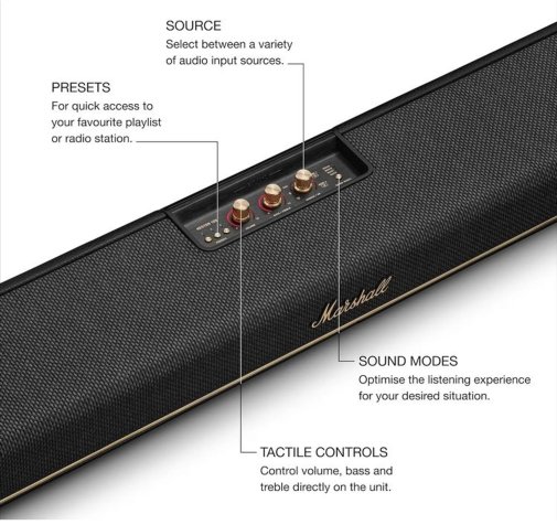 Саундбар Marshall Heston 120 Black (1006888)