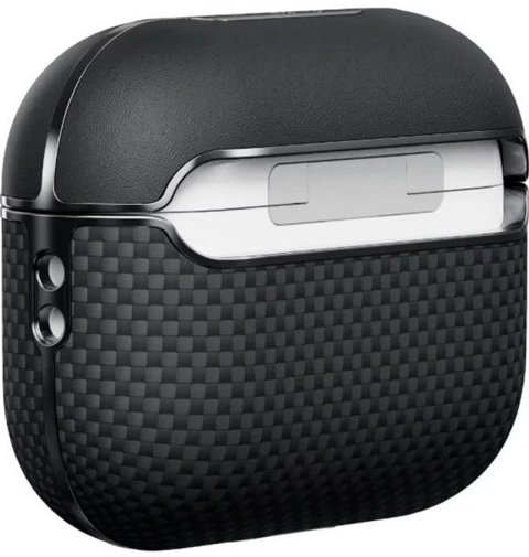 Чохол Pitaka for Airpods Pro 2Gen - Aramid Fiber Magnetic Plain Black/Grey (APM2401)