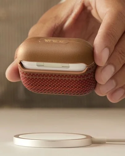 Фото: Чохол Pitaka for Airpods Pro 3Gen - Aramid Fiber Magnetic Sunset (APM2502) № 8 | KTC