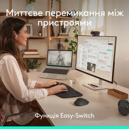 Миша Logitech Signature Comfort Plus M850 L Wireless Graphite (910-007715)