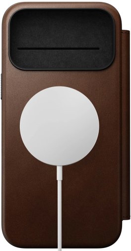 Чохол Nomad for Apple iPhone 17 Pro - Modern Leather Folio Brown (NM014186858)