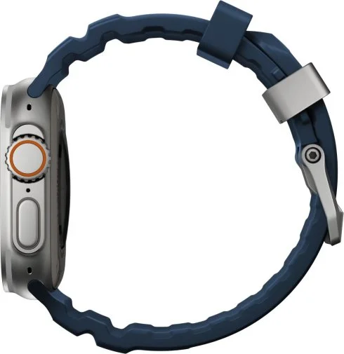Фото: Ремінець Nomad for Apple Watch 46/49mm - Rocky Point Natural Titanium Hardware Atlantic (NM013589858) № 16 | KTC