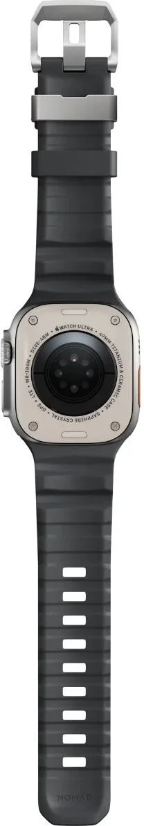 Фото: Ремінець Nomad for Apple Watch 46/49mm - Rocky Point Natural Titanium Hardware Storm (NM013596858) № 23 | KTC