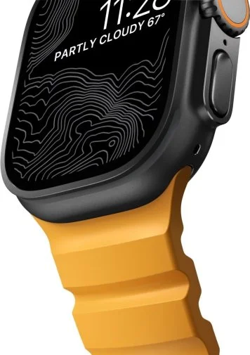 Фото: Ремінець Nomad for Apple Watch 46mm/49mm - Rocky Point Band Black Titanium Hardware Sol (NM014810858) № 16 | KTC