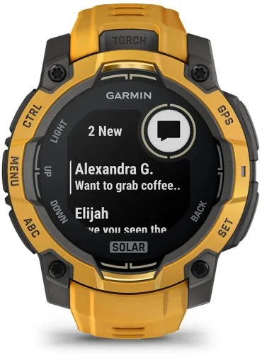 Фото: Смарт годинник Garmin Instinct 3 - 45mm Solar Sunburst with Sunburst/Gray Band (010-02934-02) № 14 | KTC