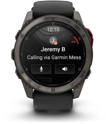 Фото: Смарт годинник Garmin fenix 8 - 51mm MicroLED Sapphire Carbon Gray DLC Titanium with Black/Pebble Gray Silicone Band (010-03380-05) № 20 | KTC