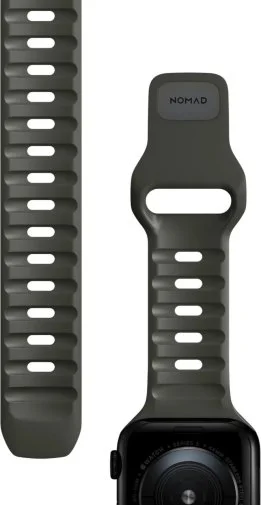 Фото: Ремінець Nomad for Apple Watch 46mm/49mm - Sport Band Ash Green (NM01132585) № 12 | KTC