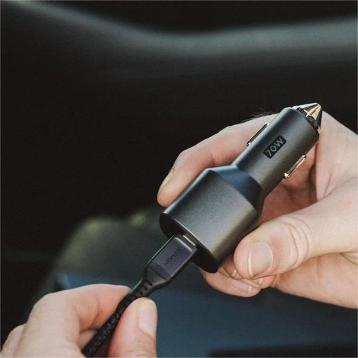 Автомобільний зарядний пристрій Nomad Dual Port 50W Black (NM01895985)