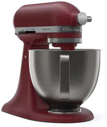 Фото: Планетарний міксер KitchenAid Artisan Plus 4.7L 5KSM50PKVE Sun Dried Tomato (5KSM50PKVESO) № 9 | KTC