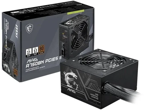 Фото: Блок живлення MSI 750W MAG A750BN PCIE5 II № 11 | KTC