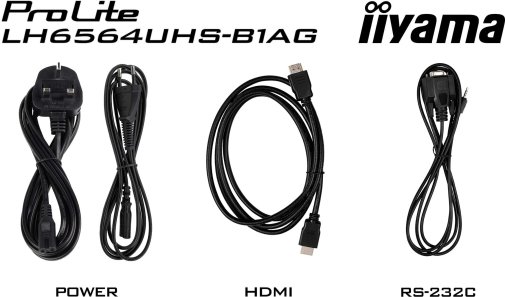Інтерактивний дисплей iiyama ProLite LH6564UHS-B1AG 64.5