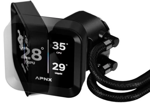 Фото: Система рідинного охолодження APNX LC1-D 360 Black (APLA-SV36117.11) № 29 | KTC