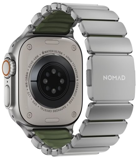 Ремінець Nomad for Apple Watch 46/49mm - Stratos Natural Hardware Forest (NM009568858)