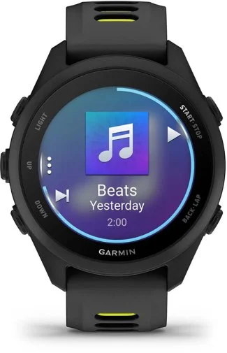 Фото: Смарт годинник Garmin Forerunner 170 Music Black with a Black/Amp Yellow (010-03920-10) № 10 | KTC