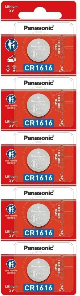 Фото: Батарейка Panasonic CR1616 Lithium BL/5 (CR-1616/5BE) № 2 | KTC