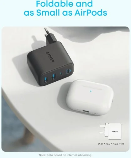 Фото: Зарядний пристрій Anker Zolo Charger 50W Black (A121EG11) № 10 | KTC