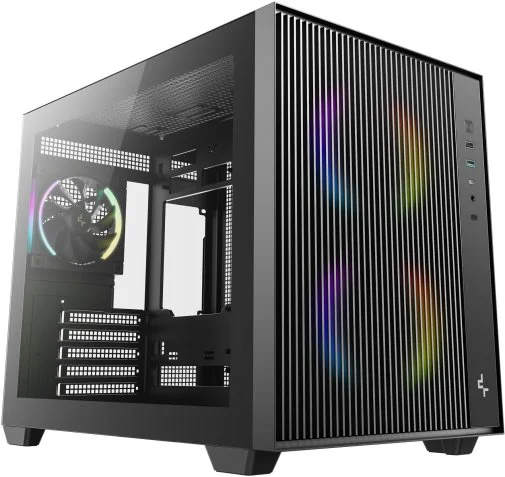 Фото: Корпус Deepcool CG330 Mesh 3F Black with window (R-CG330MESH-BKANM3-G) № 12 | KTC