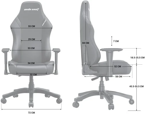 Фото: Крісло Anda Seat Luna Size L Ivory Fabric (AD18-44-I-F) № 40 | KTC