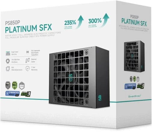 Фото: Блок живлення Deepcool 850W GamerStorm PS850P (R-PS850P-FE0B-JGEU) № 16 | KTC