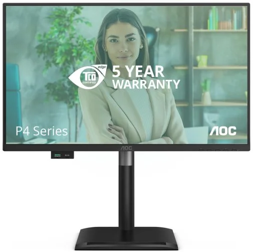 Фото: Монітор AOC 24P4U Black - 23.8" IPS / 1920×1080 / 120 Гц / Adaptive Sync / Pivot / HAS № 21 | KTC