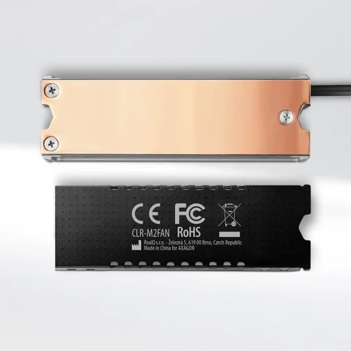 Фото: Радіатор Axagon for SSD M.2 2280 (CLR-M2FAN) № 10 | KTC