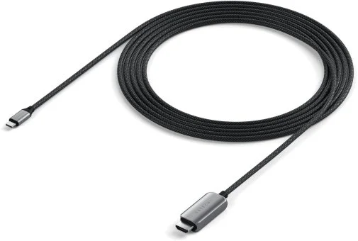 Фото: Кабель Satechi v2.1 8K Type-C / HDMI 1.8m Space Gray (ST-YH8KCM) № 11 | KTC