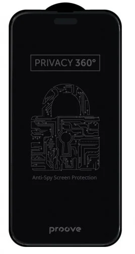 Фото: Захисне скло Proove for iPhone 18 Pro Max - Privacy 360 Black (PGP360I18PM1) № 9 | KTC