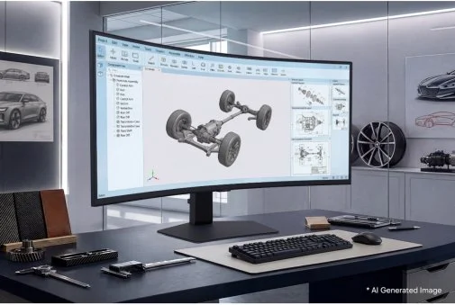 Фото: Монітор Samsung ViewFinity HRM S85TH Black (LS40H850TAIXUA) - 40" VA / 5120x2160 / 144 Гц / AMD FreeSync Premium / HAS № 22 | KTC