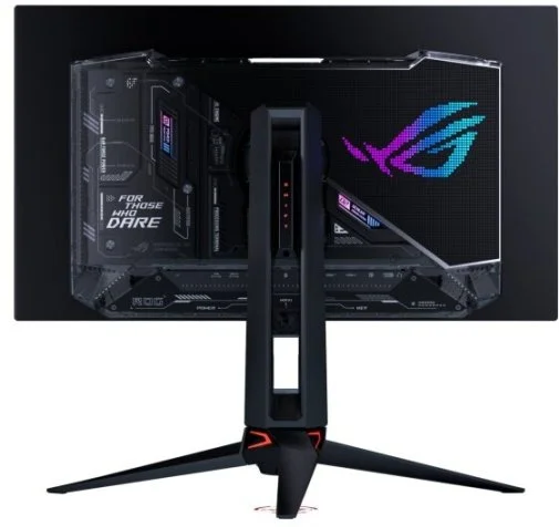 Фото: Монітор ASUS ROG Swift OLED PG27UCWM (90LM0CY1-B01971) - 26.5" WOLED / 3840×2160 / 240 Гц / AMD FreeSync Premium Pro, Nvidia G-Sync Compatible, Adaptive Sync / Pivot / HAS № 11 | KTC